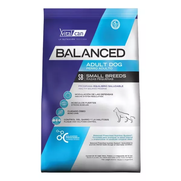 Vital Can Balanced PERRO adulto raza pequeña 3kg