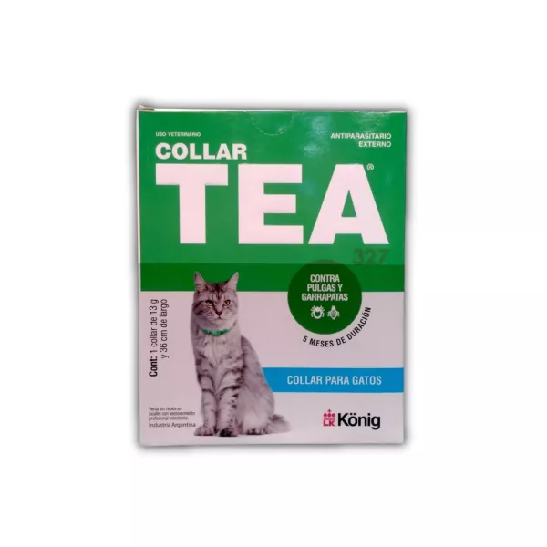Tea 327 Collar gatos: Collar de 13,0 gramos.