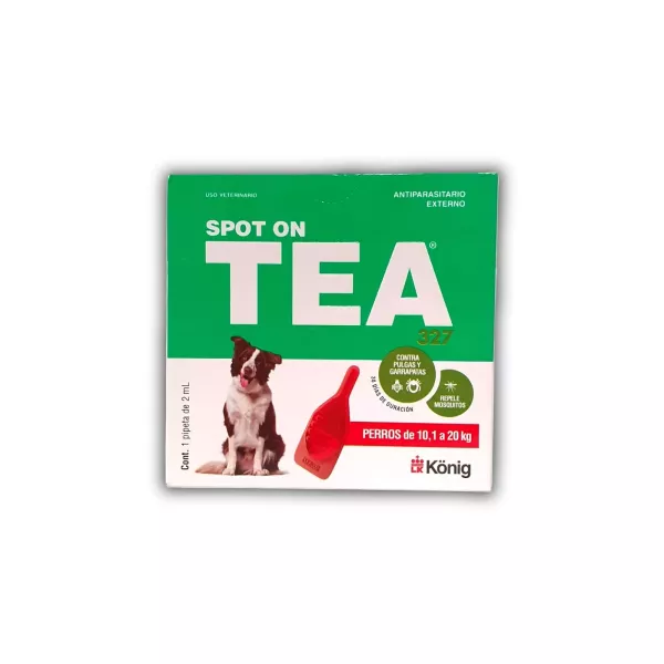 PIPETA PULGUICIDA TEA 327 PERRO 10 a 20 KG - KONIG