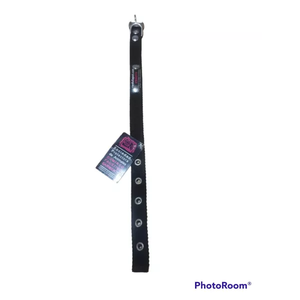 COLLAR PERROS NYLON NEGRO