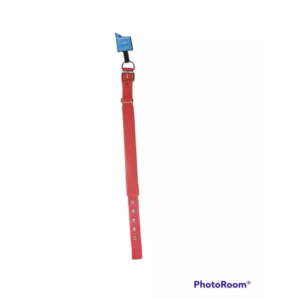 COLLAR NYLON REFORZADO ROJO