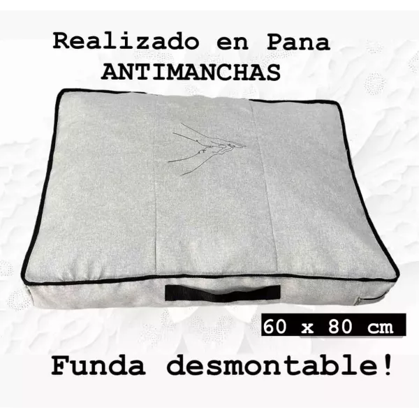 Funda desmontable antimanchas  60 X 80 CM