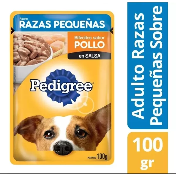 Pedigree pouch adultos razas pequeñas 100 gr