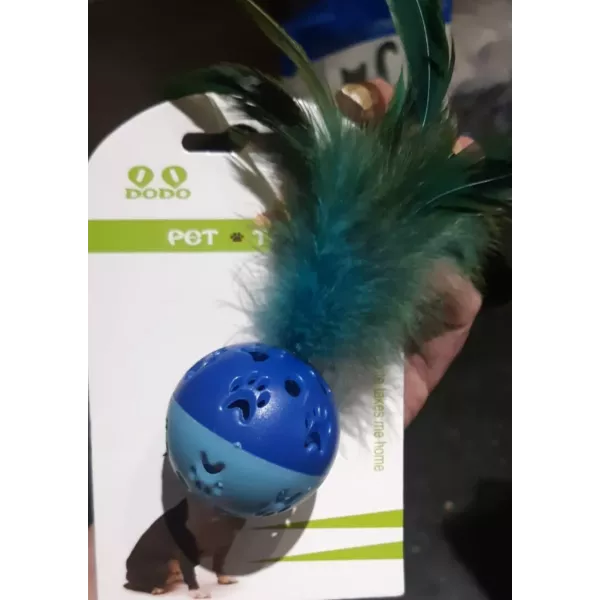 Pelota con plumas pw