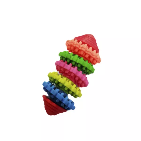 MORDILLO GOMA RUEDA 5 COLORES