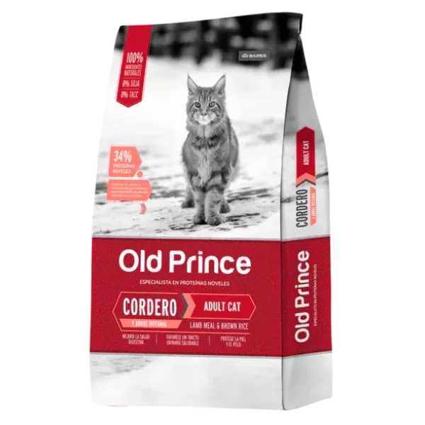 Old Prince Novel Gato Adulto Cordero y Arroz 7.5k