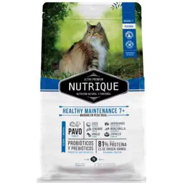 NUTRIQUE GATO +7 HEALTHY MAINTENANCE X 2KG