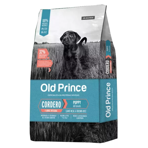 Old Prince Novel Cachorro cordero y arroz 7.5 k