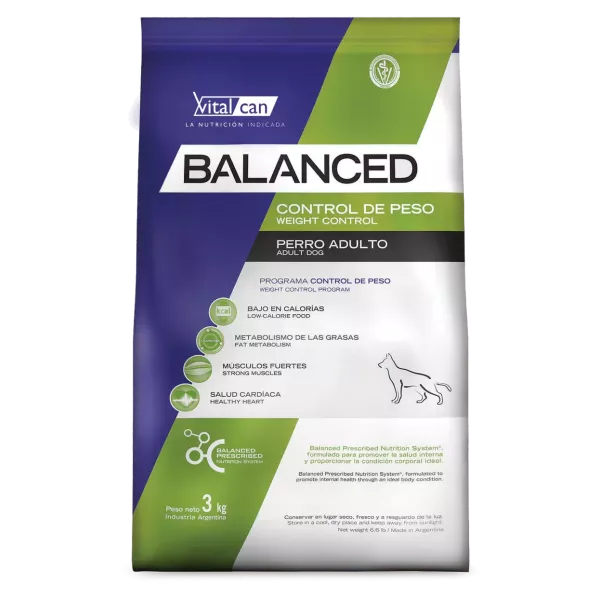 Vital Can Balanced PERRO Control de Peso 3kg